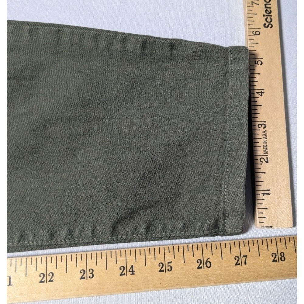 NYDJ Clarissa Ankle Jeans Lift Tuck Tech Green Stretch Denim - Women 10 - Picture 6 of 16